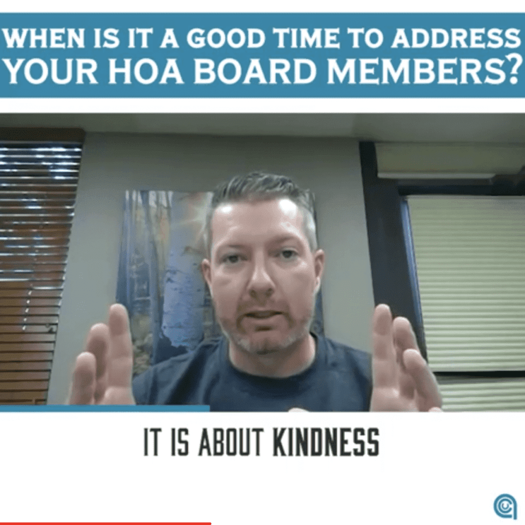 Describing Kindness in HOA's