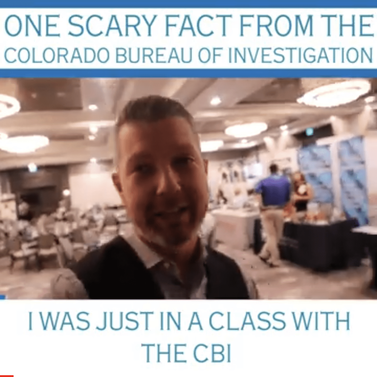 Scary fact from Colorado Bureau of Investigation