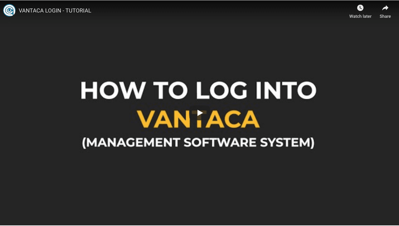 How to log into Vantaca