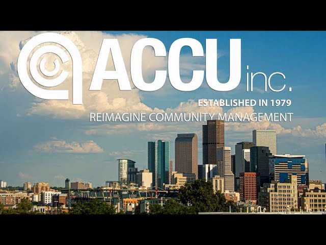 Welcome to ACCU, Your Trusted Community Association Management!